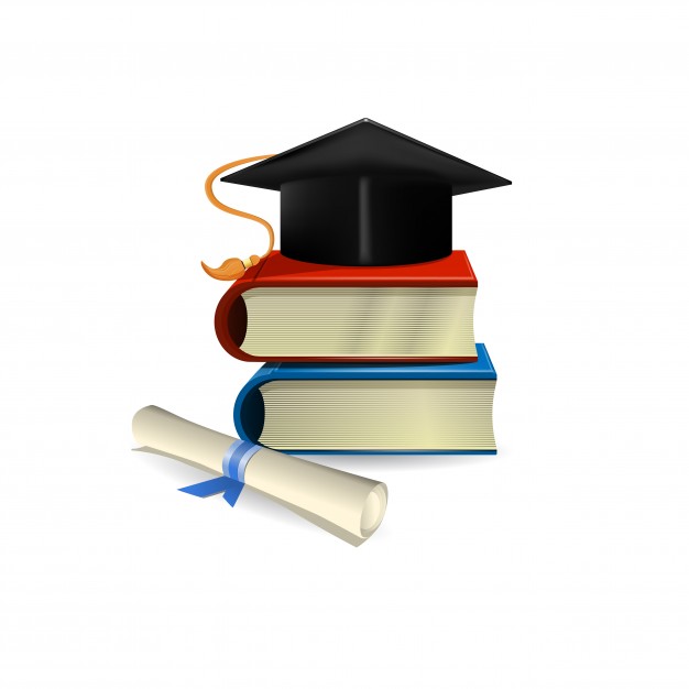 graduation cap diploma books 1262 4534